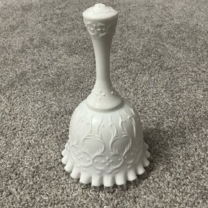 Fenton Silver Crest Spanish Lace Bell